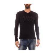 Armani Jeans Sweatshirts Black, Herr