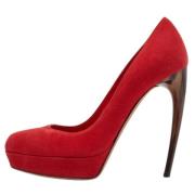 Alexander McQueen Pre-owned Pre-owned Mocka klackskor Red, Dam