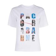 Paco Rabanne T-Shirts White, Dam