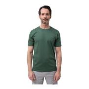 C.p. Company Grön Logot-shirt i Filo di Scozia Green, Herr