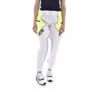 Philipp Plein Vita Sportswear Byxor - Rak passform White, Dam