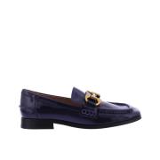 Bibi Lou Blå Naplack Loafer Blue, Dam