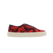 Saint Laurent Palm Mix Herr Skjorta Red, Herr