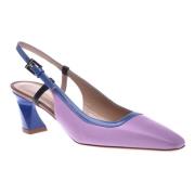 Baldinini Court shoe in lilac and blue calfskin Multicolor, Dam