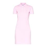 Lacoste Shirt Dresses Pink, Dam