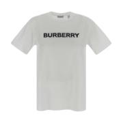 Burberry Bomull Logo T-shirt White, Dam