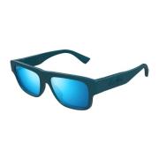 Maui Jim Kokua B638-03 Matte Petrol Blue Sunglasses Blue, Unisex