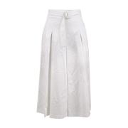 Drumohr Midi Skirts White, Dam