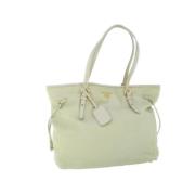 Prada Vintage Pre-owned Nylon prada-vskor Beige, Dam