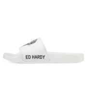 Ed Hardy Beast Sliders White, Herr