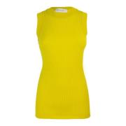 Sportmax T-Shirts Yellow, Dam