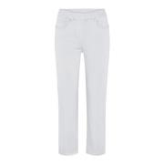 LauRie Straight Jeans White, Dam