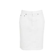Dondup Denim Skirts White, Dam