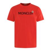 Moncler T-Shirts Red, Herr