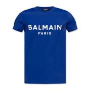 Balmain Simma T-shirt med logotyp Blue, Herr
