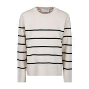 Selected Femme Round-neck Knitwear White, Dam