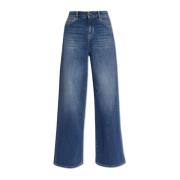Emporio Armani Straight leg jeans Blue, Dam