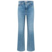 Cambio Boot-cut Jeans Blue, Dam