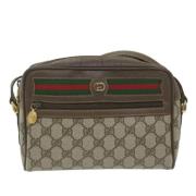 Gucci Vintage Pre-owned Canvas crossbodyvskor Brown, Dam