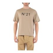 N21 T-Shirts Beige, Herr