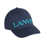 Lanvin Caps Blue, Herr