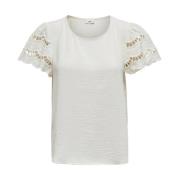 Jacqueline de Yong T-Shirts White, Dam