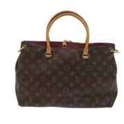 Louis Vuitton Vintage Pre-owned Canvas handvskor Brown, Dam