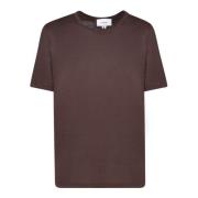 Lardini T-Shirts Brown, Herr