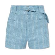 IRO Zaira tweed shorts Blue, Dam
