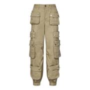 Dsquared2 Straight Trousers Beige, Dam