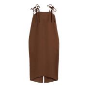 Max Mara Midi Dresses Brown, Dam