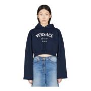 Versace Sweatshirts Hoodies Blue, Dam