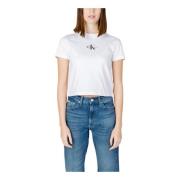 Calvin Klein Jeans T-Shirts White, Dam