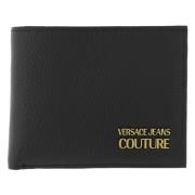 Versace Jeans Couture Svarta Plånböcker Beskrivning Black, Herr
