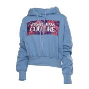 Versace Jeans Couture Stiliga Sweaters Kollektion Blue, Dam