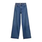 Tommy Hilfiger Wide Jeans Blue, Dam