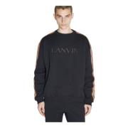 Lanvin Sweatshirts & Hoodies Black, Herr