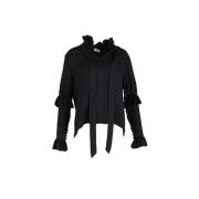Yves Saint Laurent Vintage Pre-owned Silke toppar Black, Dam