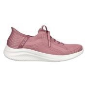 Skechers Ultra Flex 3.0 Slip-On Sneakers Pink, Dam
