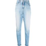 Dsquared2 Blå Skinny Jeans för Kvinnor Blue, Dam