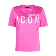 Dsquared2 T-Shirts Pink, Dam