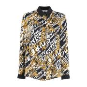 Versace Jeans Couture Long Sleeve Tops Black, Dam