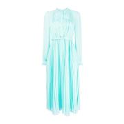 Self Portrait Midi Dresses Blue, Dam