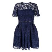 Self Portrait Short Dresses Blue, Dam