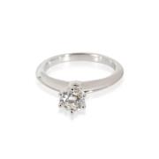 Tiffany & Co. Pre-owned Pre-owned Platina ringar Gray, Dam