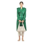 THEMOIRè Trench Coats Green, Dam