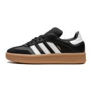 Adidas Retro Style Svart Gummi Sneaker Black, Dam