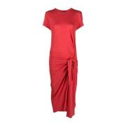 Polo Ralph Lauren Midi Dresses Red, Dam