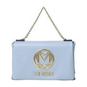 Love Moschino Snygga Handväskor för Modemedvetna Kvinnor Blue, Dam