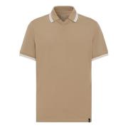 Boggi Milano Polo Shirts Brown, Herr
